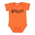 thumbnail image 1 of Inktastic Music Staff Musical Boys or Girls Baby Bodysuit, 1 of 5