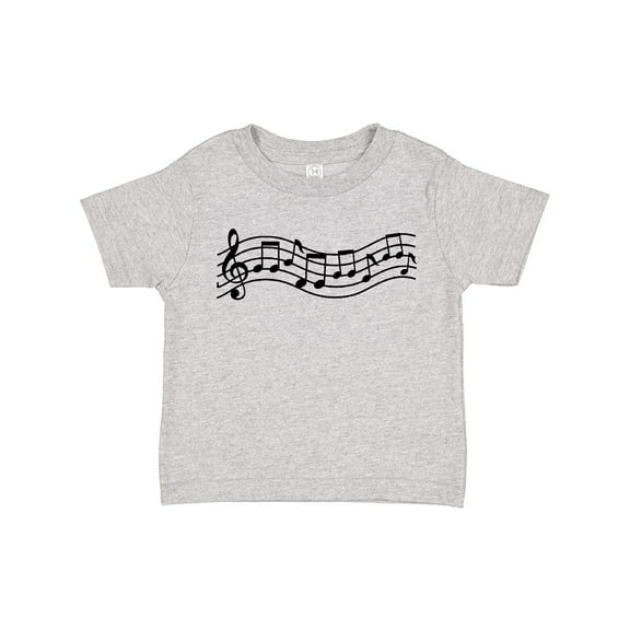 Inktastic Music Staff Musical Gift Boys or Girls Toddler T-Shirt