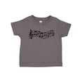 thumbnail image 1 of Inktastic Music Staff Musical Gift Boys or Girls Toddler T-Shirt, 1 of 5