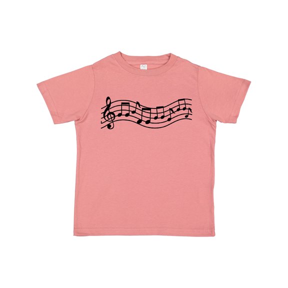 Inktastic Music Staff Musical Gift Boys or Girls Toddler T-Shirt
