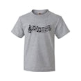 thumbnail image 1 of Inktastic Music Staff Musical Gift Youth T-Shirt, 1 of 5