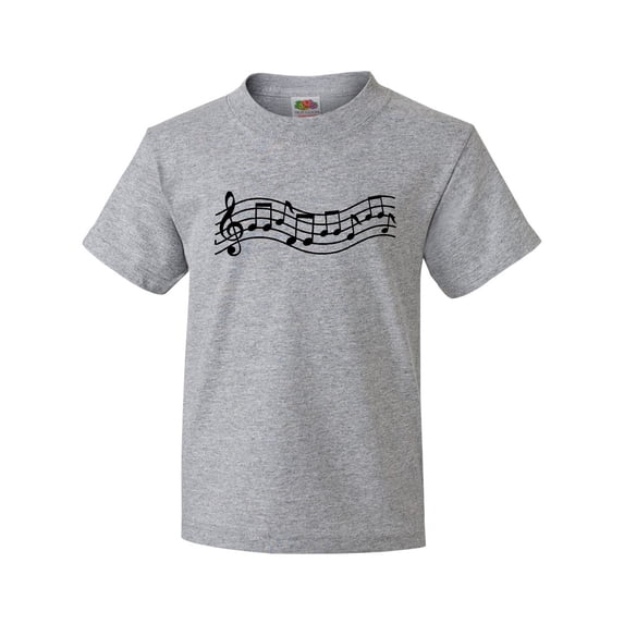 Inktastic Music Staff Musical Gift Youth T-Shirt