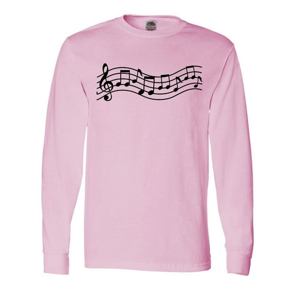 Inktastic Music Staff Musical Long Sleeve T-Shirt