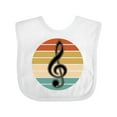 thumbnail image 1 of Inktastic Music Treble Clef Marching Band Boys or Girls Baby Bib, 1 of 4
