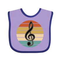Inktastic Music Treble Clef Marching Band Boys or Girls Baby Bib