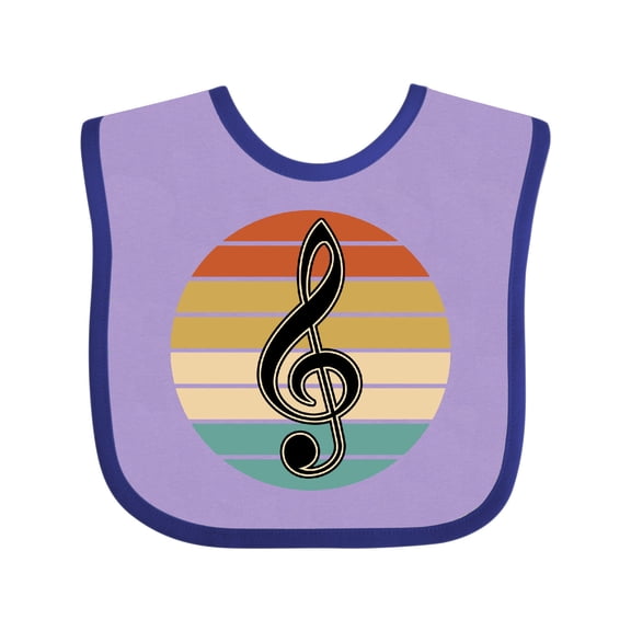 Inktastic Music Treble Clef Marching Band Boys or Girls Baby Bib