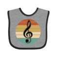 thumbnail image 1 of Inktastic Music Treble Clef Marching Band Boys or Girls Baby Bib, 1 of 4