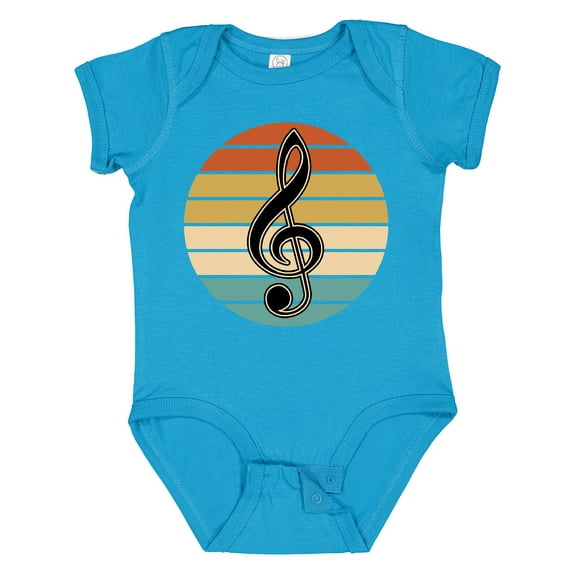 Inktastic Music Treble Clef Marching Band Boys or Girls Baby Bodysuit