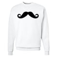 thumbnail image 1 of Inktastic Mustache Adult Sweatshirt, 1 of 4