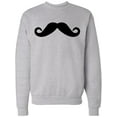 thumbnail image 1 of Inktastic Mustache Adult Sweatshirt, 1 of 4