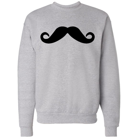 Inktastic Mustache Adult Sweatshirt