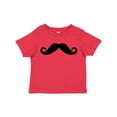 thumbnail image 1 of Inktastic Mustache Boys or Girls Toddler T-Shirt, 1 of 5