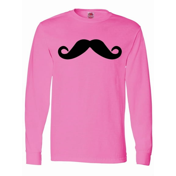 Inktastic Mustache Long Sleeve T-Shirt