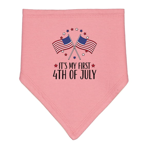 Inktastic My 1st 4th of July Parade Baby Bandana Bib