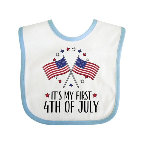 Inktastic My 1st 4th of July Parade Boys or Girls Baby Bib