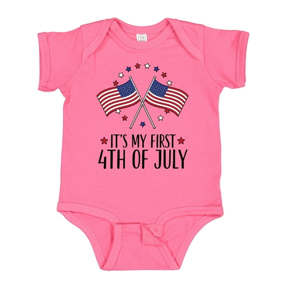 Inktastic My 1st 4th of July Parade Boys or Girls Baby Bodysuit