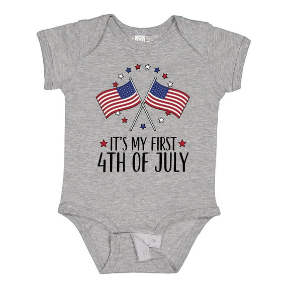Inktastic My 1st 4th of July Parade Boys or Girls Baby Bodysuit