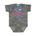 thumbnail image 1 of Inktastic My 1st 4th of July with Stars Boys or Girls Baby Bodysuit, 1 of 5