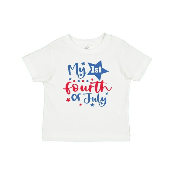Inktastic My 1st 4th of July with Stars Boys or Girls Baby T-Shirt
