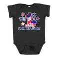 thumbnail image 1 of Inktastic My 1st 4th of July with Stars and Cupcake Boys or Girls Baby Bodysuit, 1 of 5