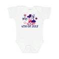 thumbnail image 1 of Inktastic My 1st 4th of July with Stars and Cupcake Boys or Girls Baby Bodysuit, 1 of 5