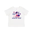 thumbnail image 1 of Inktastic My 1st 4th of July with Stars and Cupcake Boys or Girls Baby T-Shirt, 1 of 5