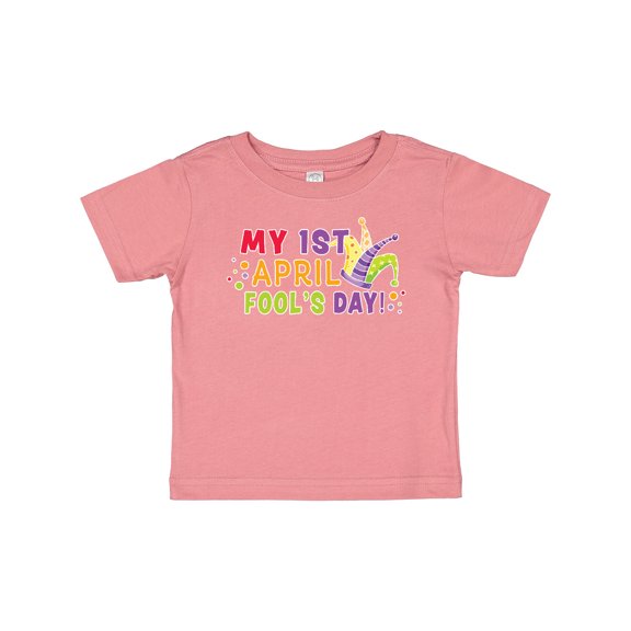 Inktastic My 1st April Fools Day with Jester Hat Boys or Girls Baby T-Shirt
