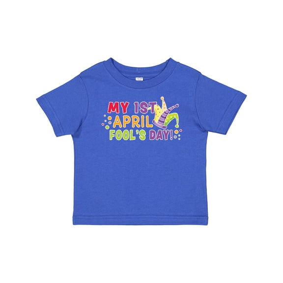 Inktastic My 1st April Fools Day with Jester Hat Boys or Girls Baby T-Shirt