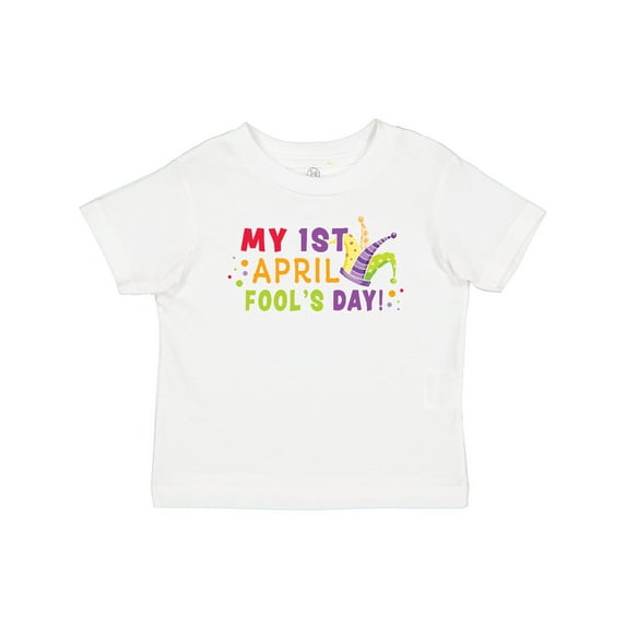 Inktastic My 1st April Fools Day with Jester Hat Boys or Girls Baby T-Shirt