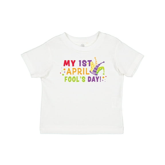 Inktastic My 1st April Fools Day with Jester Hat Boys or Girls Baby T-Shirt