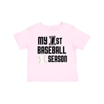 Inktastic My 1st Baseball Season Boys Baby T-Shirt