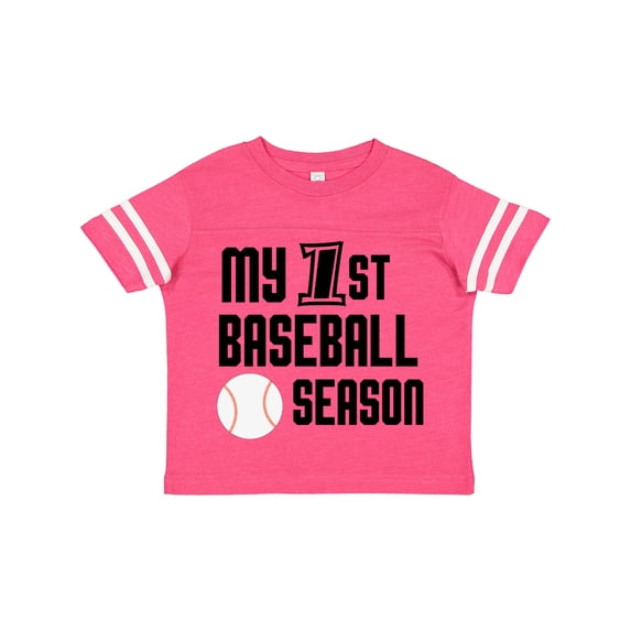 Inktastic My 1st Baseball Season Boys Toddler T-Shirt