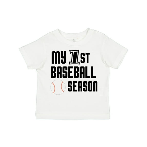 Inktastic My 1st Baseball Season Boys Toddler T-Shirt