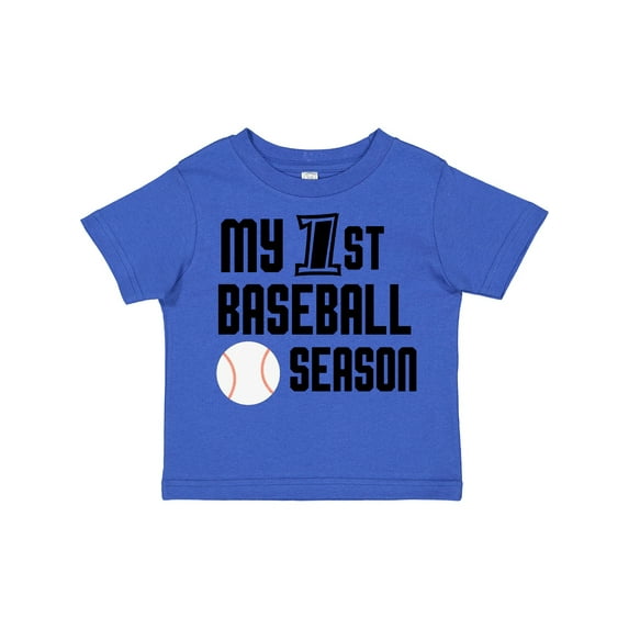 Inktastic My 1st Baseball Season Boys Toddler T-Shirt