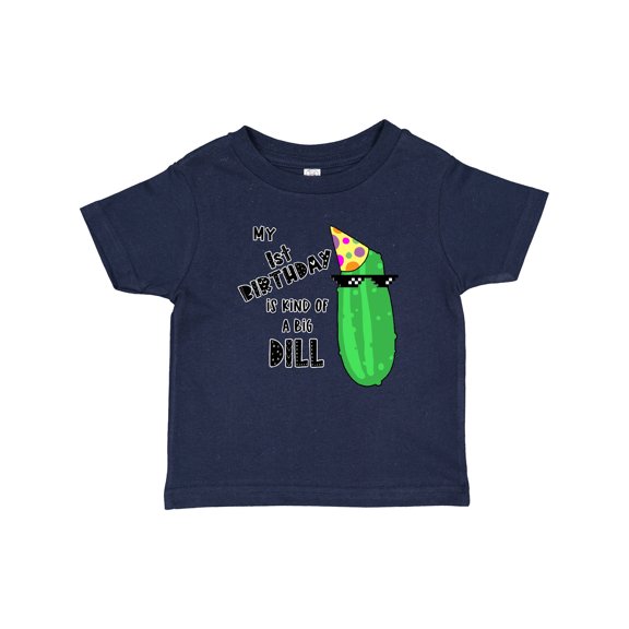 Inktastic My 1st Birthday is Kind of a Big Dill Pickle in Sunglasses Boys or Girls Baby T-Shirt