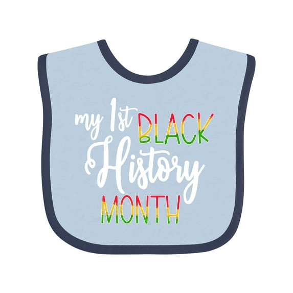 Inktastic My 1st Black History Month Boys or Girls Baby Bib