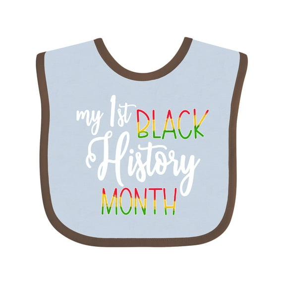 Inktastic My 1st Black History Month Boys or Girls Baby Bib