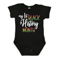thumbnail image 1 of Inktastic My 1st Black History Month Boys or Girls Baby Bodysuit, 1 of 5