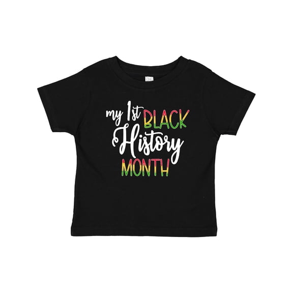 Inktastic My 1st Black History Month Boys or Girls Baby T-Shirt
