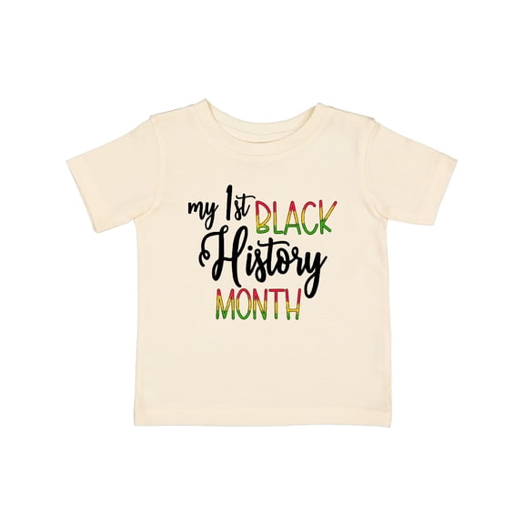 Inktastic My 1st Black History Month Boys or Girls Baby T-Shirt