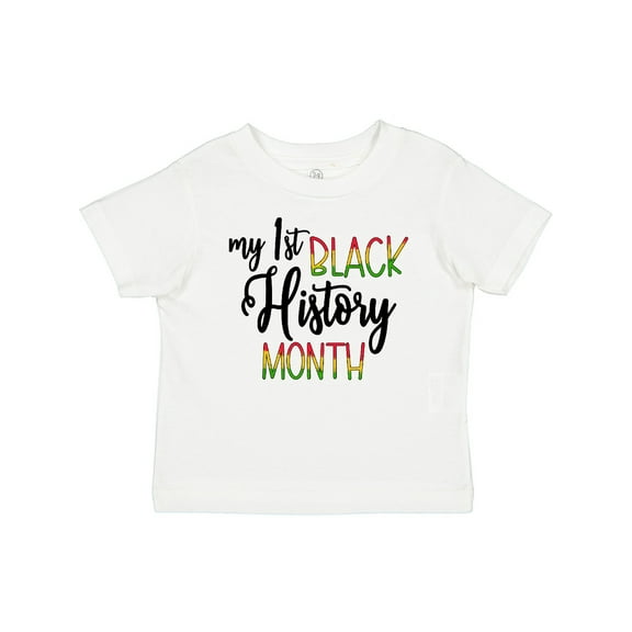 Inktastic My 1st Black History Month Boys or Girls Baby T-Shirt