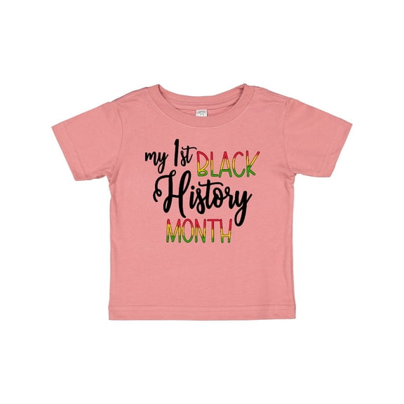 Inktastic My 1st Black History Month Boys or Girls Baby T-Shirt