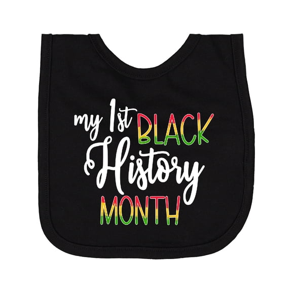 Inktastic My 1st Black History Month Newborn Bib