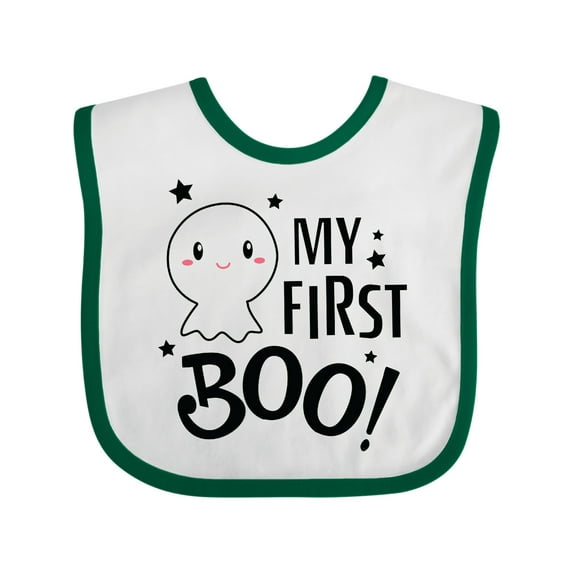Inktastic My 1st Boo with Cute Ghost Boys or Girls Baby Bib