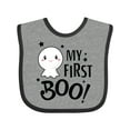 thumbnail image 1 of Inktastic My 1st Boo with Cute Ghost Boys or Girls Baby Bib, 1 of 4