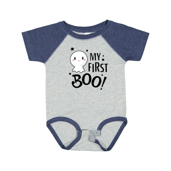 Inktastic My 1st Boo with Cute Ghost Boys or Girls Baby Bodysuit