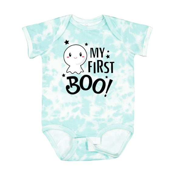 Inktastic My 1st Boo with Cute Ghost Boys or Girls Baby Bodysuit