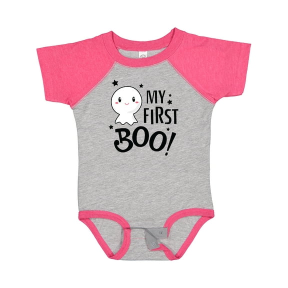 Inktastic My 1st Boo with Cute Ghost Boys or Girls Baby Bodysuit