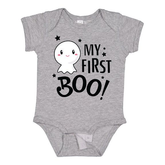 Inktastic My 1st Boo with Cute Ghost Boys or Girls Baby Bodysuit