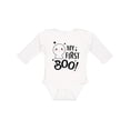thumbnail image 1 of Inktastic My 1st Boo with Cute Ghost Boys or Girls Long Sleeve Baby Bodysuit, 1 of 5